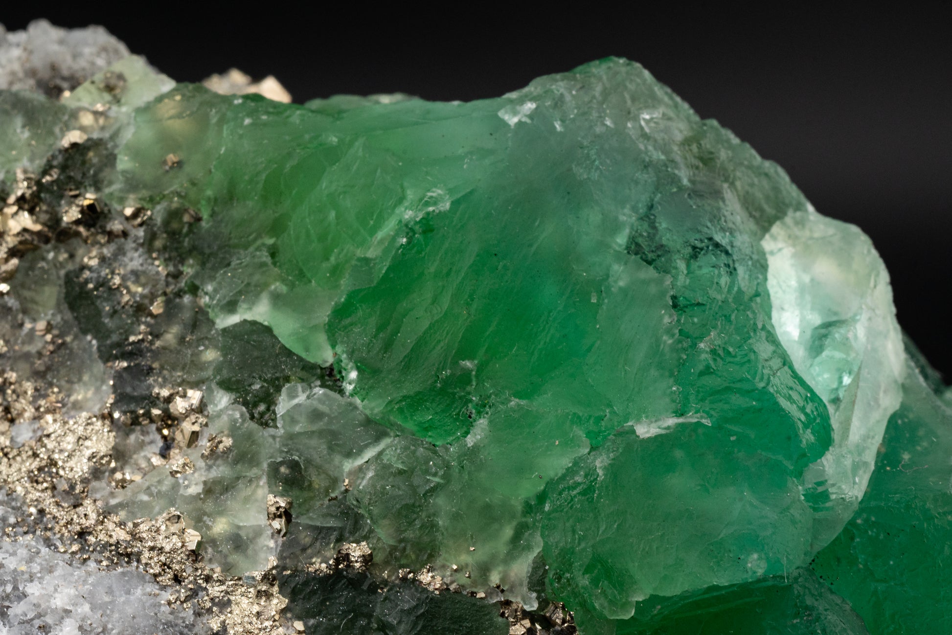 Fluorite & Pyrite - Huanzala, Peru