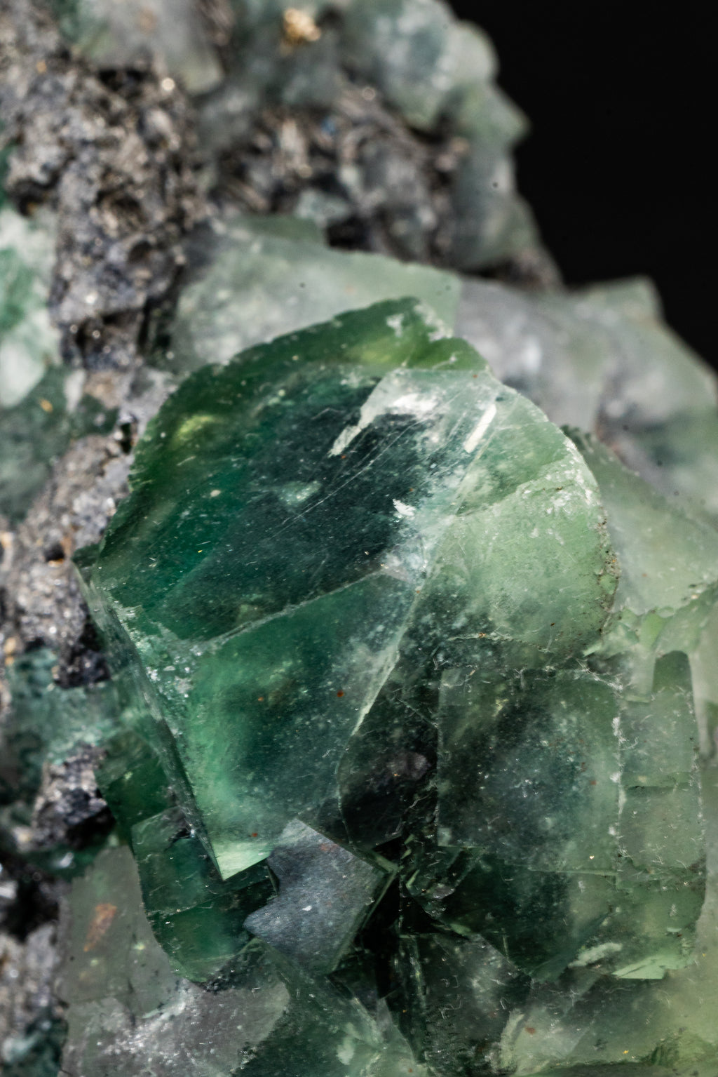 Fluorite, Pyrite, Geocronite - Milpo, Peru