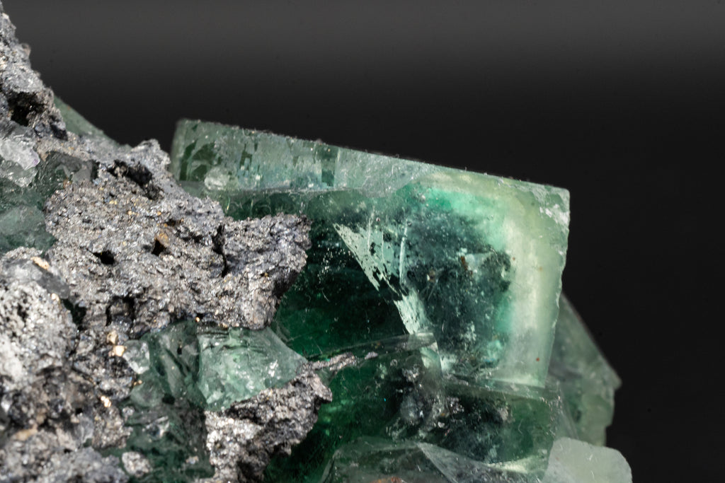 Fluorite, Pyrite, Geocronite - Milpo, Peru