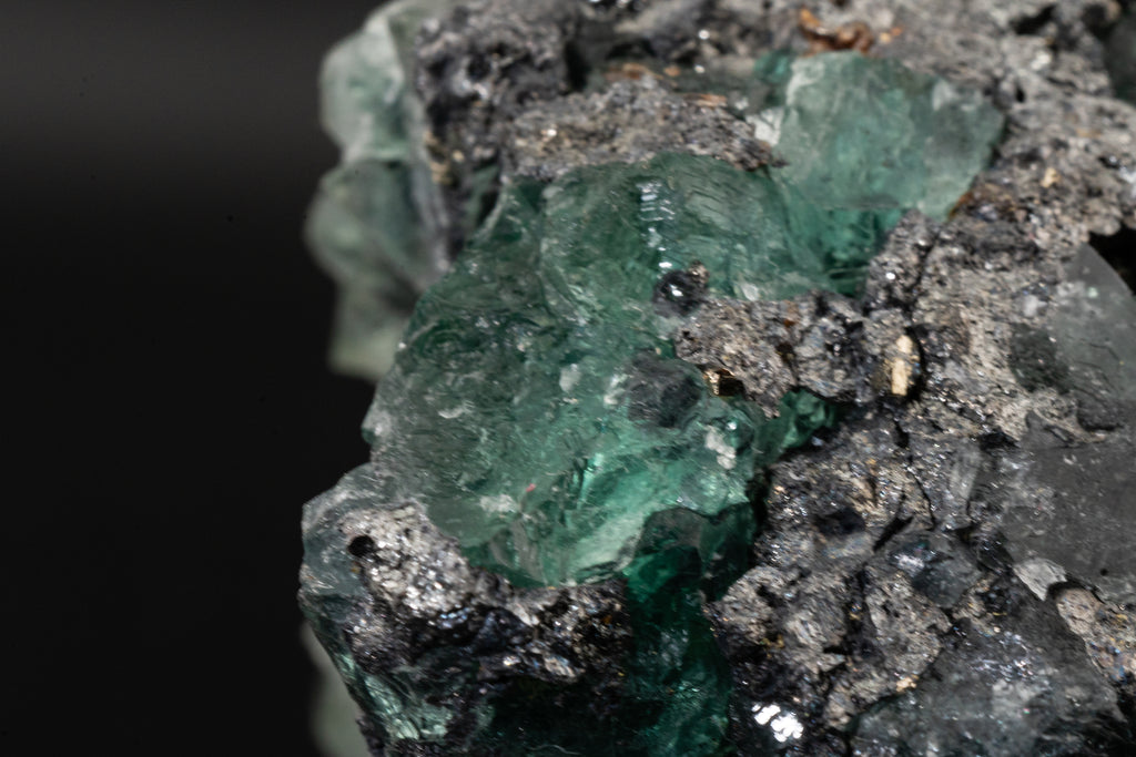 Fluorite, Pyrite, Geocronite - Milpo, Peru