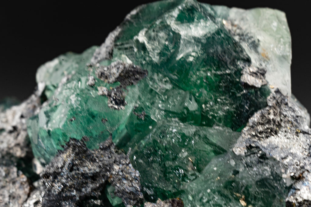 Fluorite, Pyrite, Geocronite - Milpo, Peru
