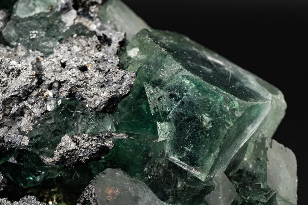 Fluorite, Pyrite, Geocronite - Milpo, Peru