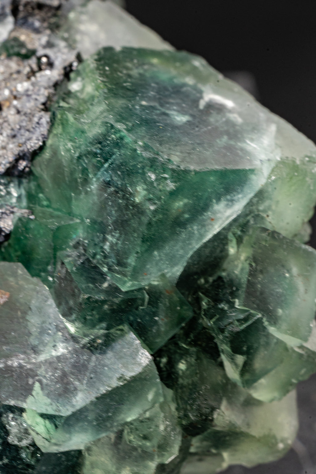 Fluorite, Pyrite, Geocronite - Milpo, Peru