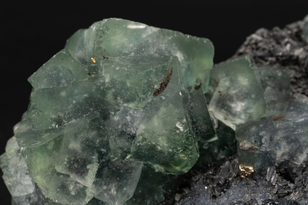 Fluorite, Pyrite, Geocronite - Milpo, Peru