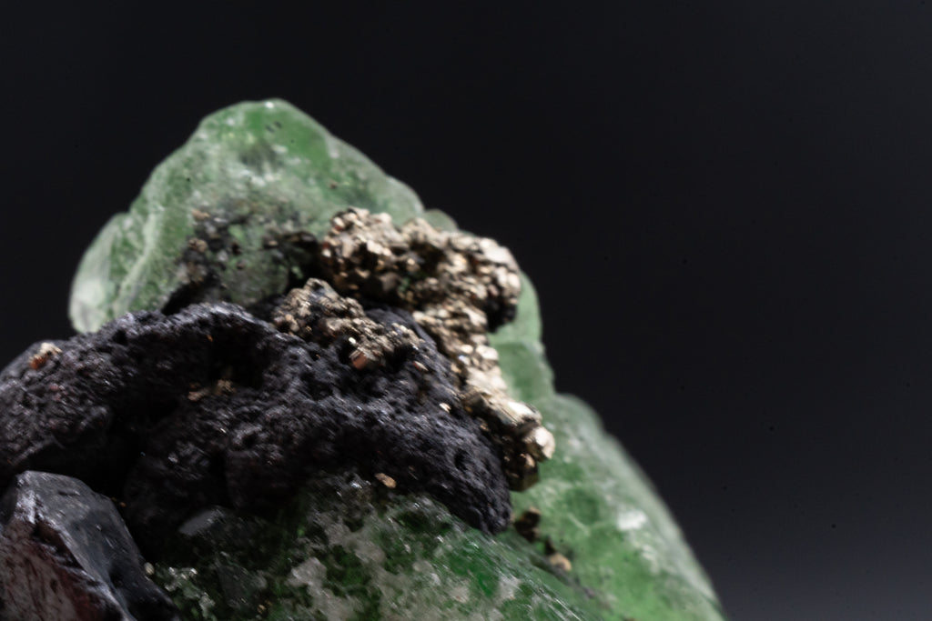Fluorite, Pyrite, Galena - Milpo, Peru