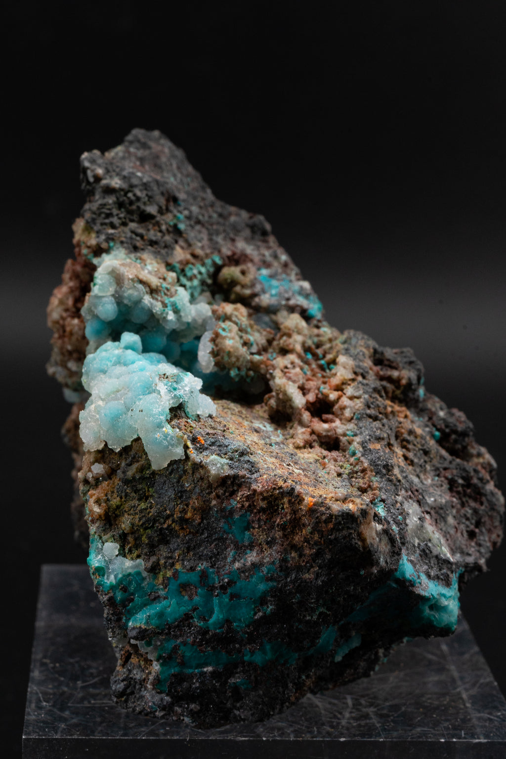 Chrysocolla, Quartz - Lily Mine, Peru