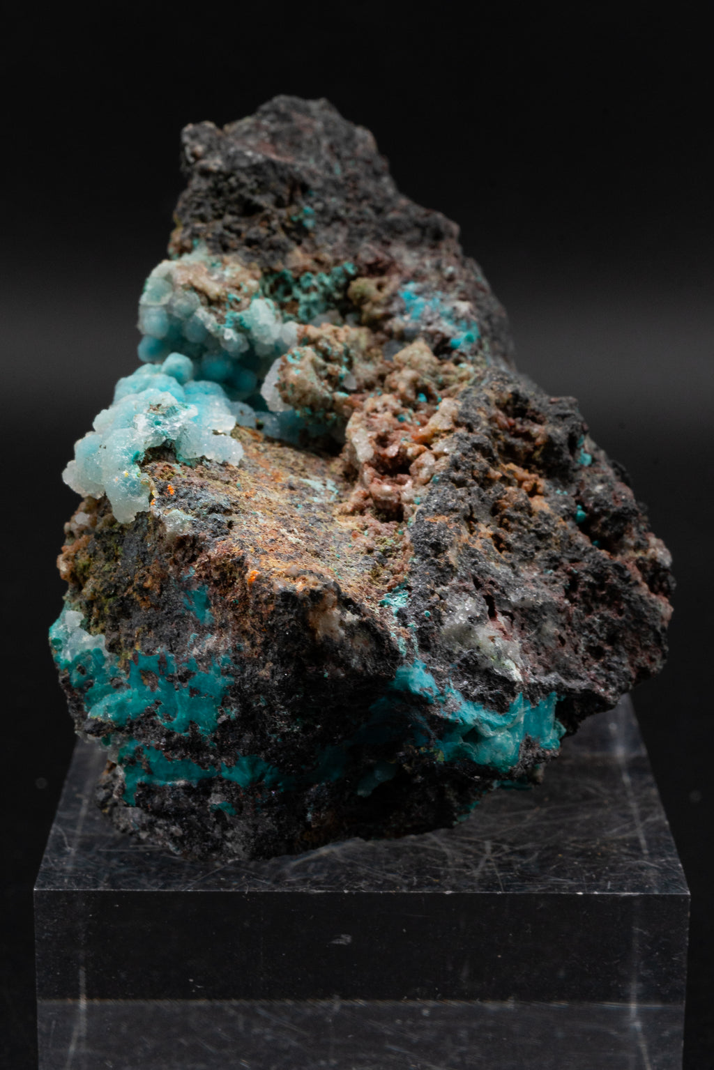 Chrysocolla, Quartz - Lily Mine, Peru
