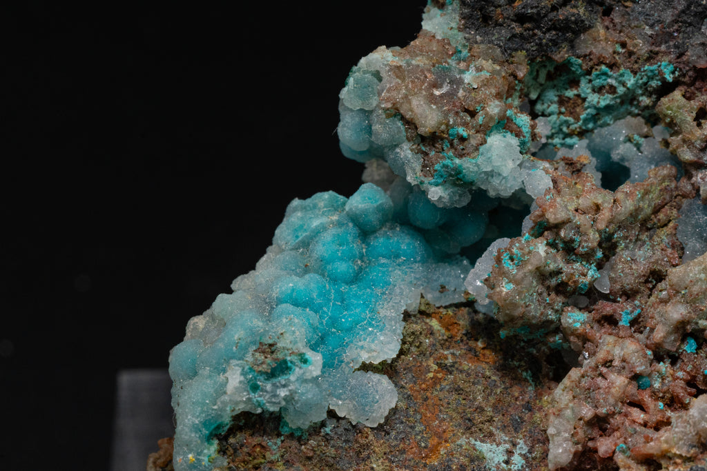 Chrysocolla, Quartz - Lily Mine, Peru