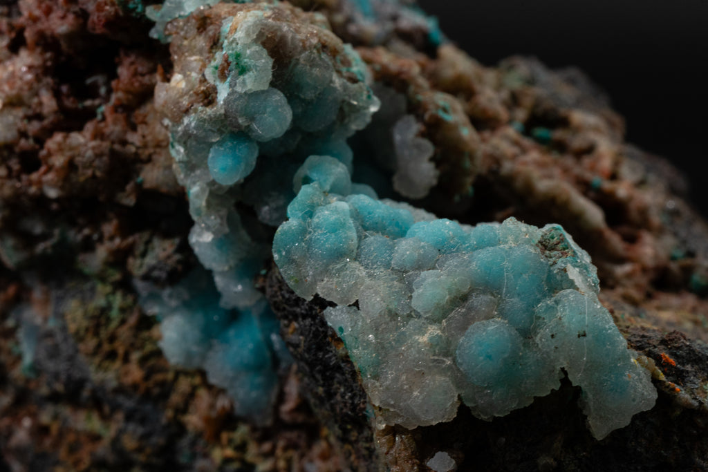 Chrysocolla, Quartz - Lily Mine, Peru