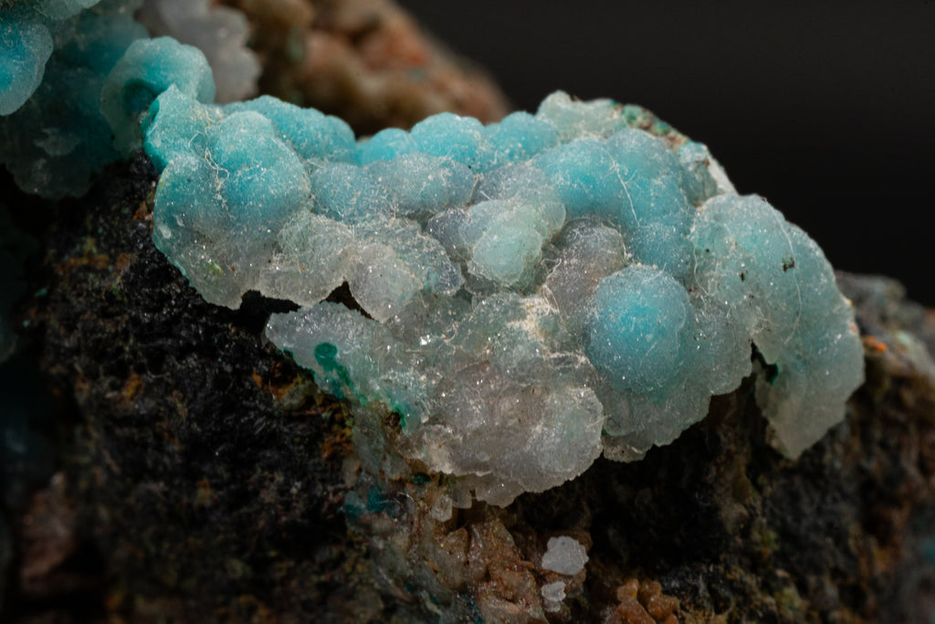 Chrysocolla, Quartz - Lily Mine, Peru