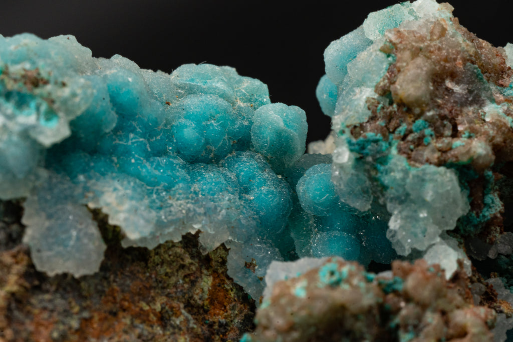 Chrysocolla, Quartz - Lily Mine, Peru