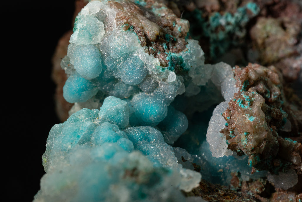 Chrysocolla, Quartz - Lily Mine, Peru