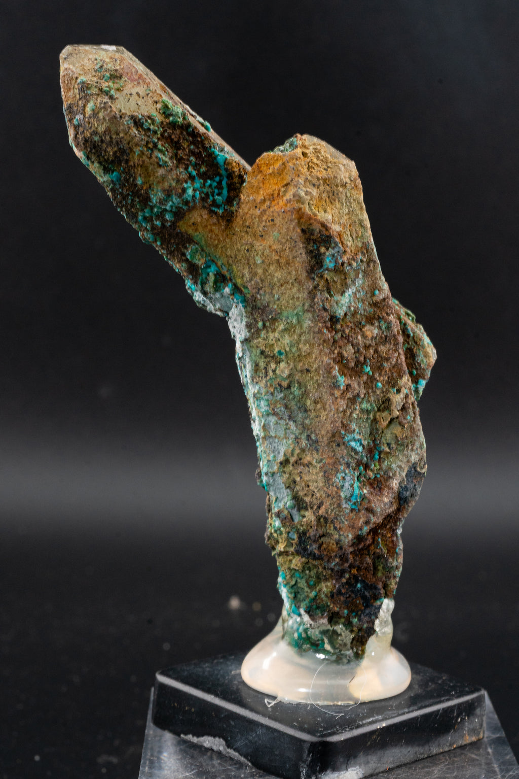 Chrysocolla, Quartz - Mina La Tentadora, Peru