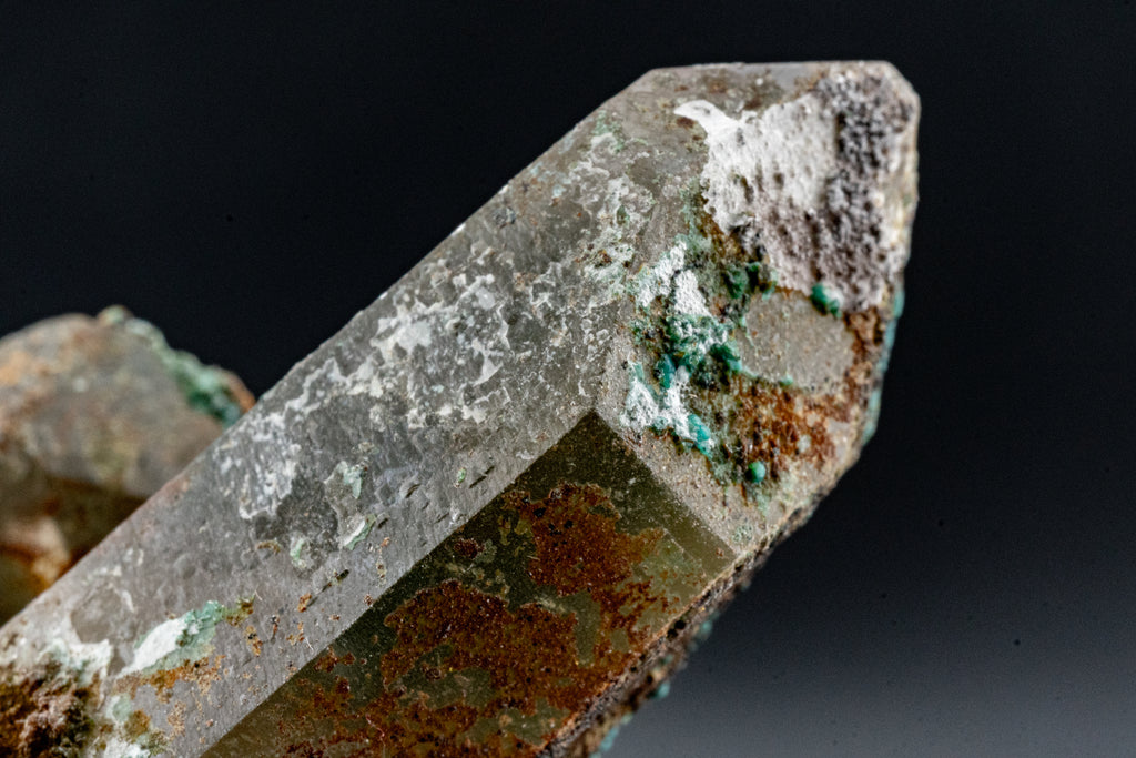 Chrysocolla, Quartz - Mina La Tentadora, Peru