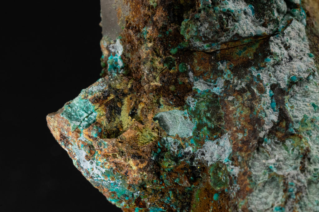 Chrysocolla, Quartz - Mina La Tentadora, Peru