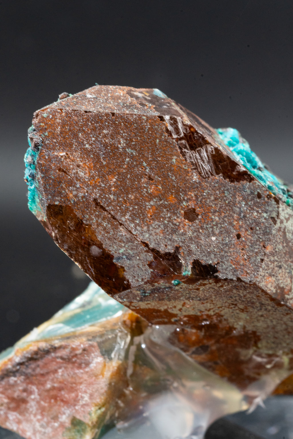 Chrysocolla, Quartz, Mystery UV Mineral, Andean Opal - Mina La Tentadora, Peru (Man-Made Conglomerate)