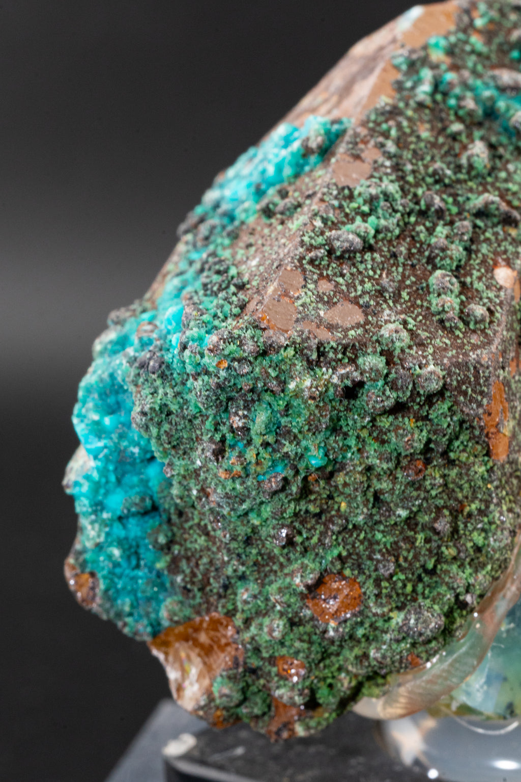 Chrysocolla, Quartz, Mystery UV Mineral, Andean Opal - Mina La Tentadora, Peru (Man-Made Conglomerate)