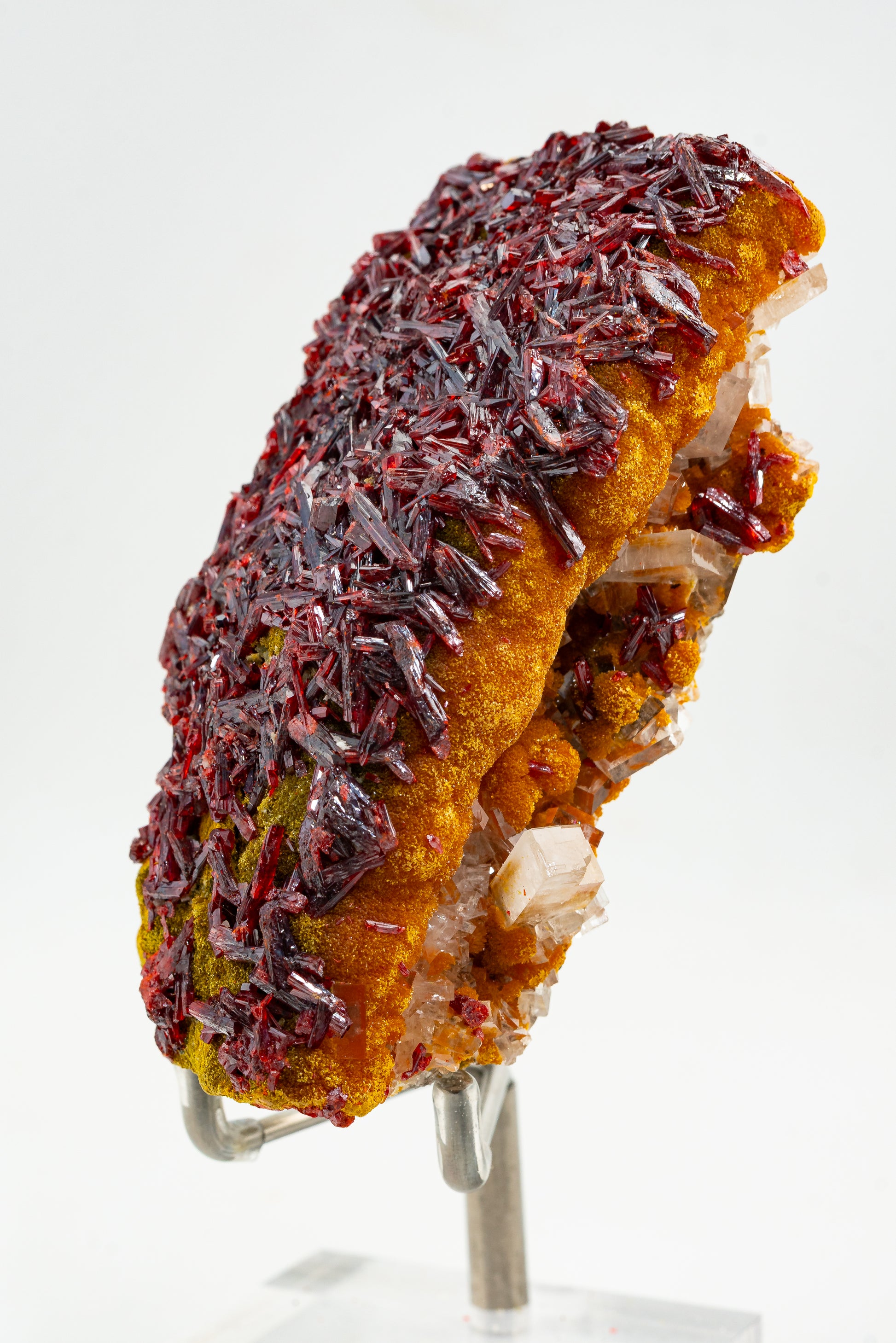 Orpiment, Realgar, Barite, - Quiruvilca Mine, Peru