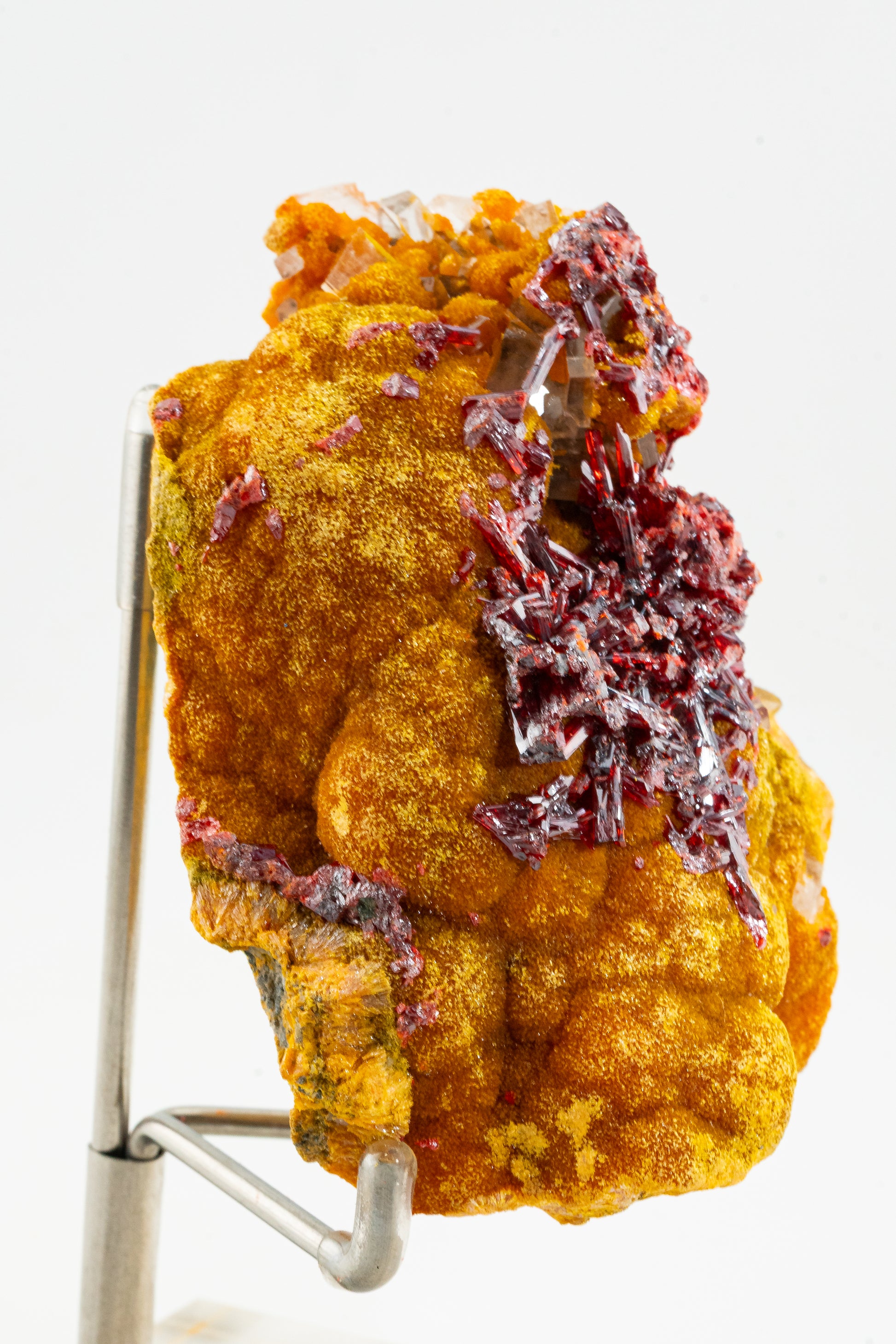 Orpiment, Realgar, Barite, - Quiruvilca Mine, Peru