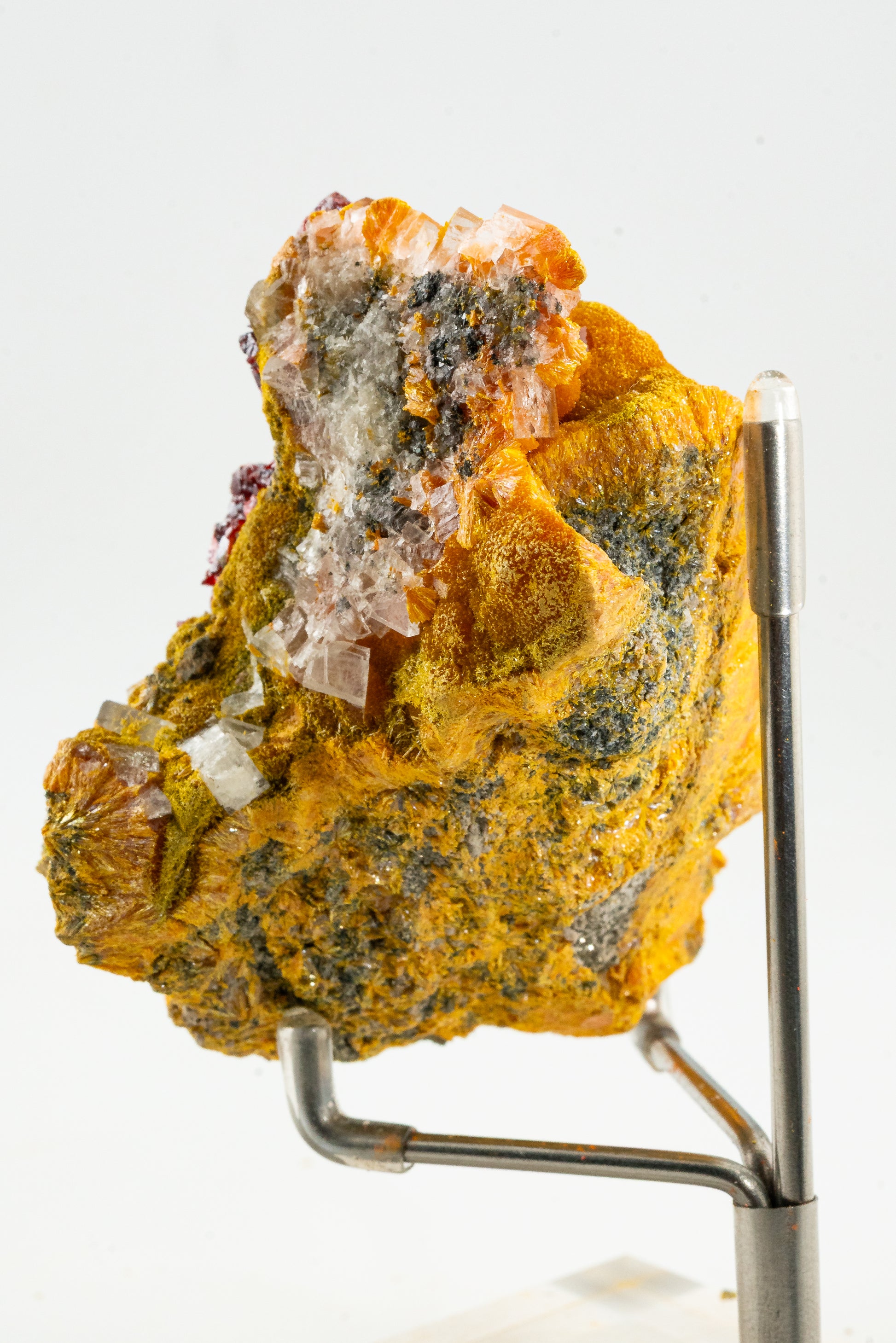 Orpiment, Realgar, Barite, - Quiruvilca Mine, Peru