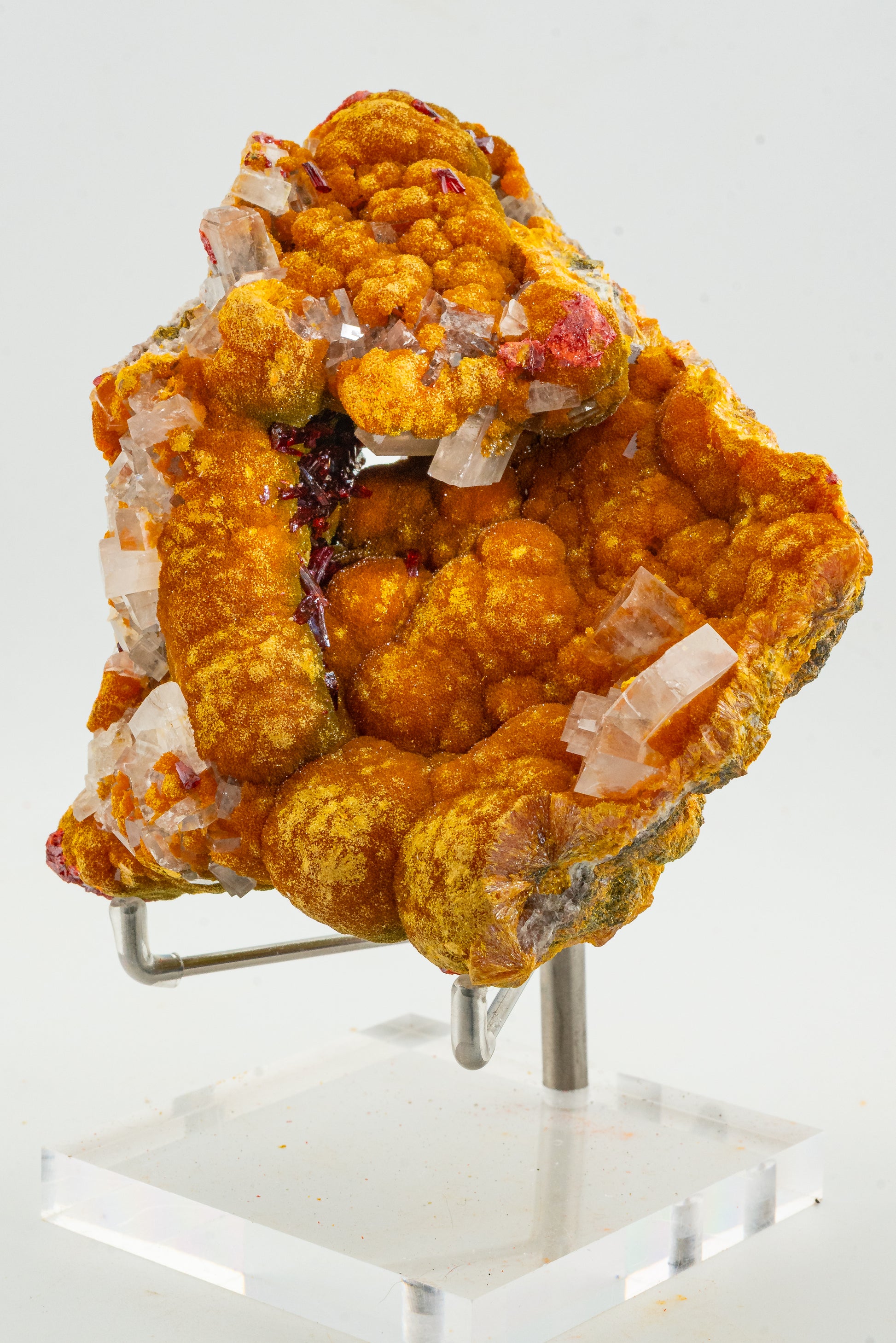 Orpiment, Realgar, Barite, - Quiruvilca Mine, Peru