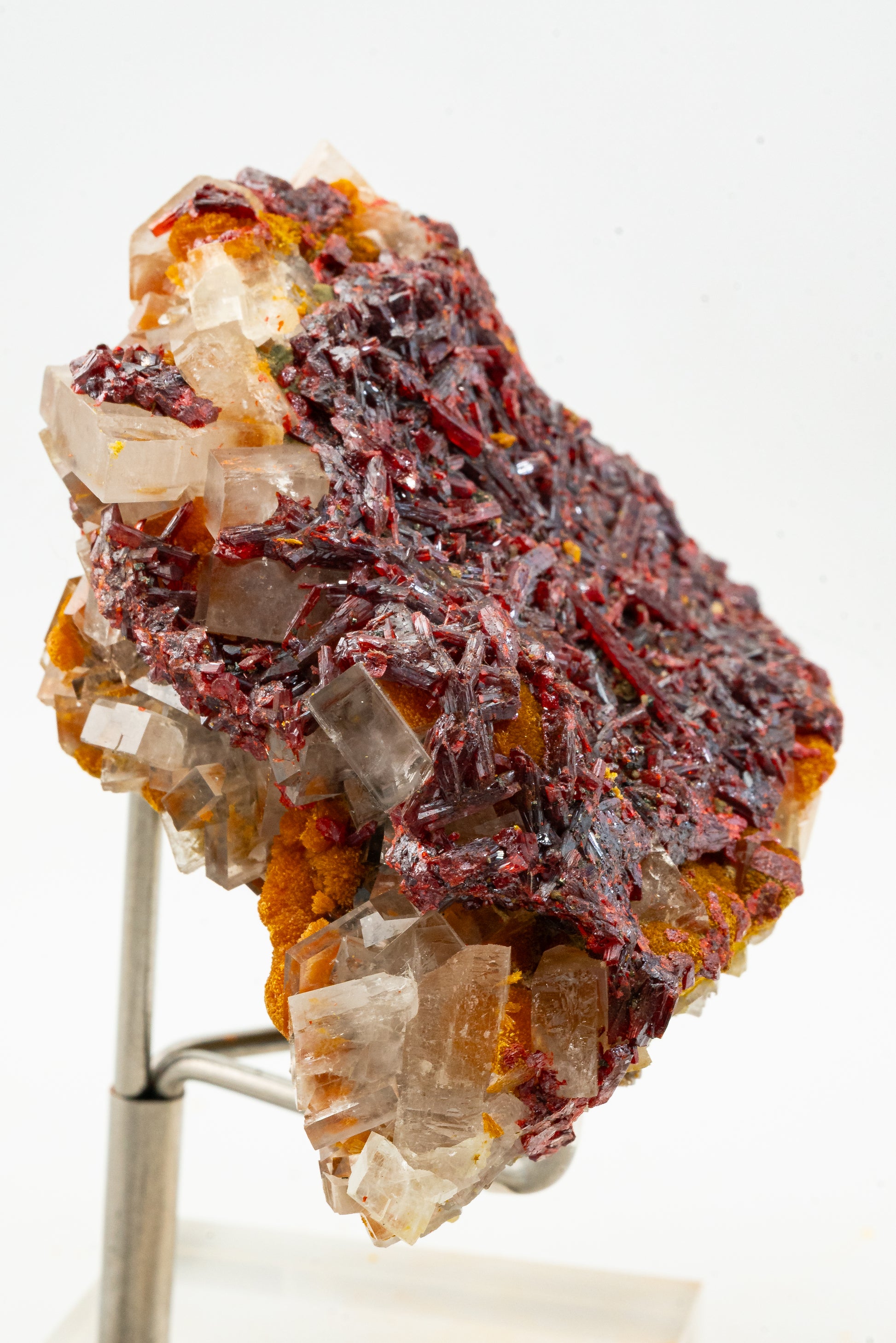 Orpiment, Realgar, Barite, - Quiruvilca Mine, Peru