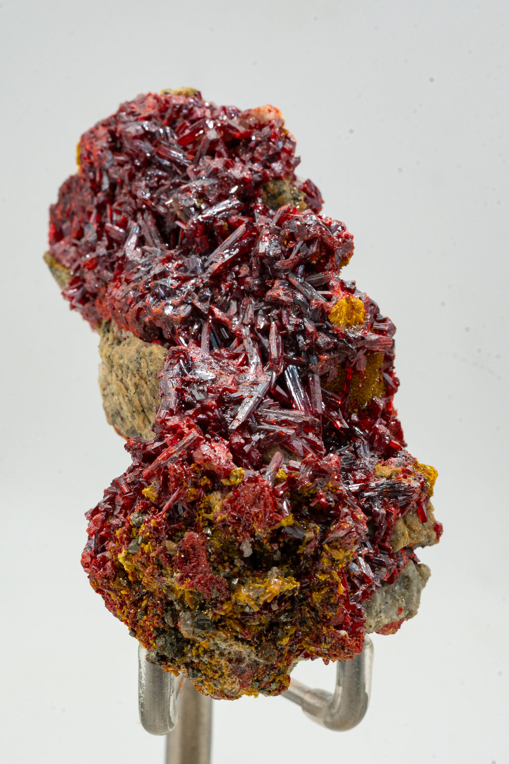 Orpiment, Realgar, Barite, - Quiruvilca Mine, Peru