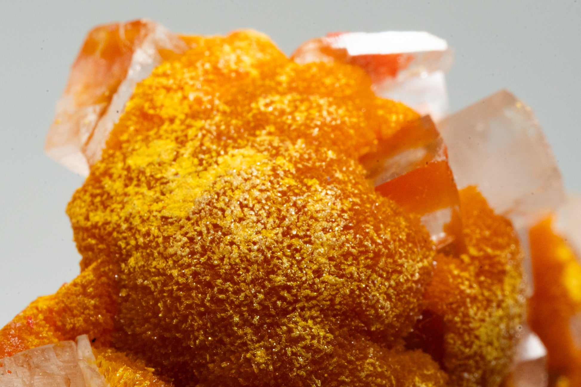 Orpiment, Realgar, Barite, - Quiruvilca Mine, Peru