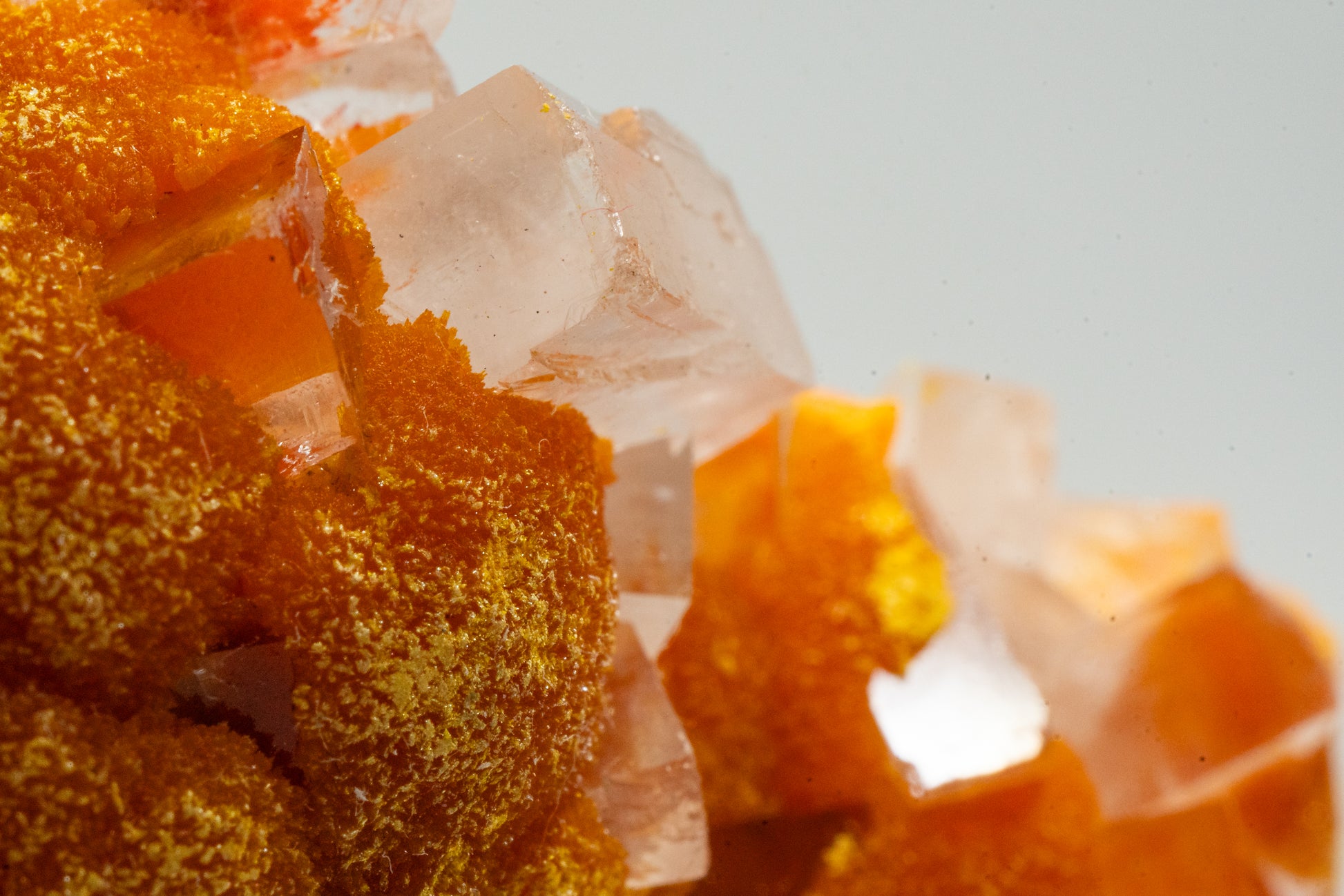 Orpiment, Realgar, Barite, - Quiruvilca Mine, Peru