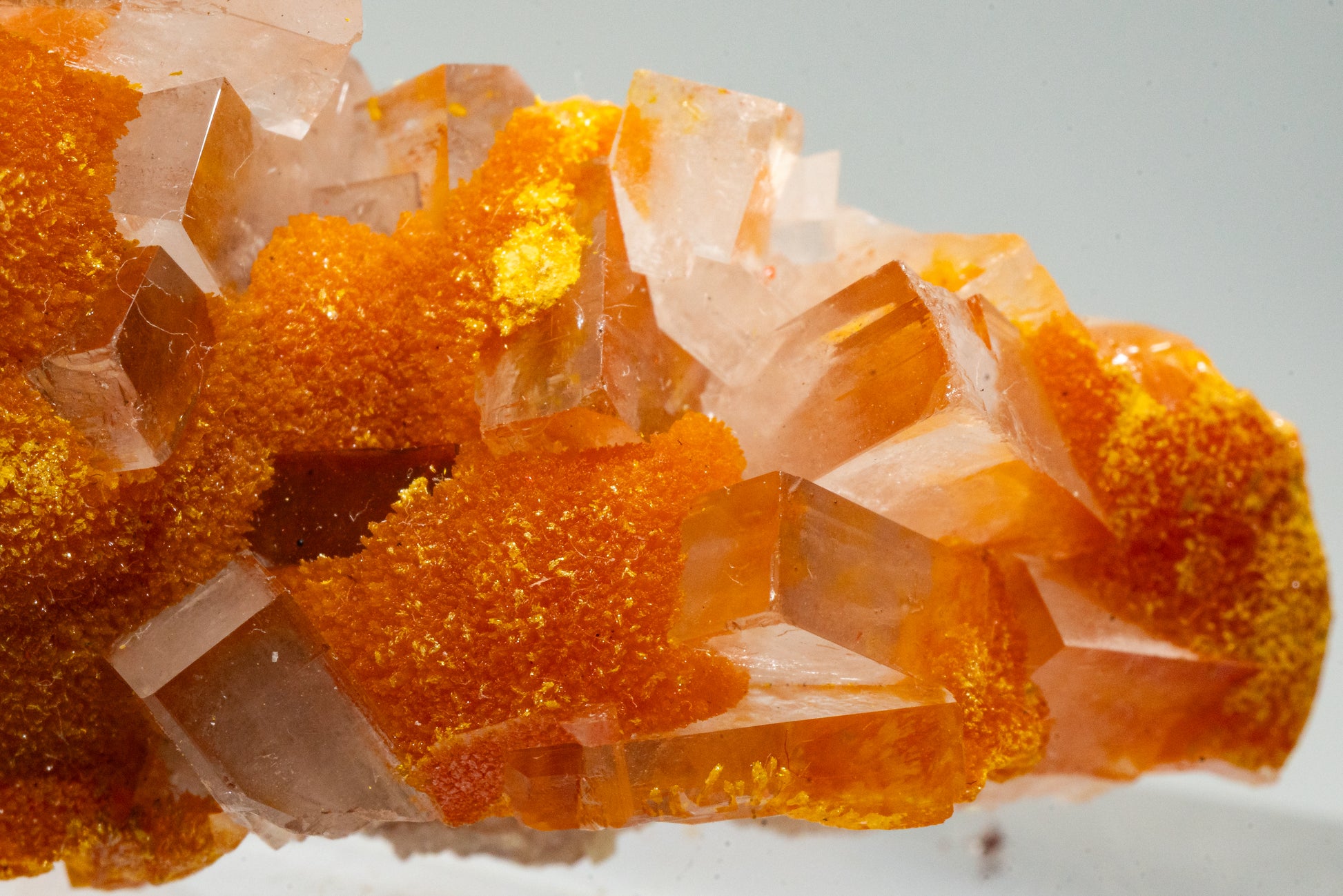 Orpiment, Realgar, Barite, - Quiruvilca Mine, Peru