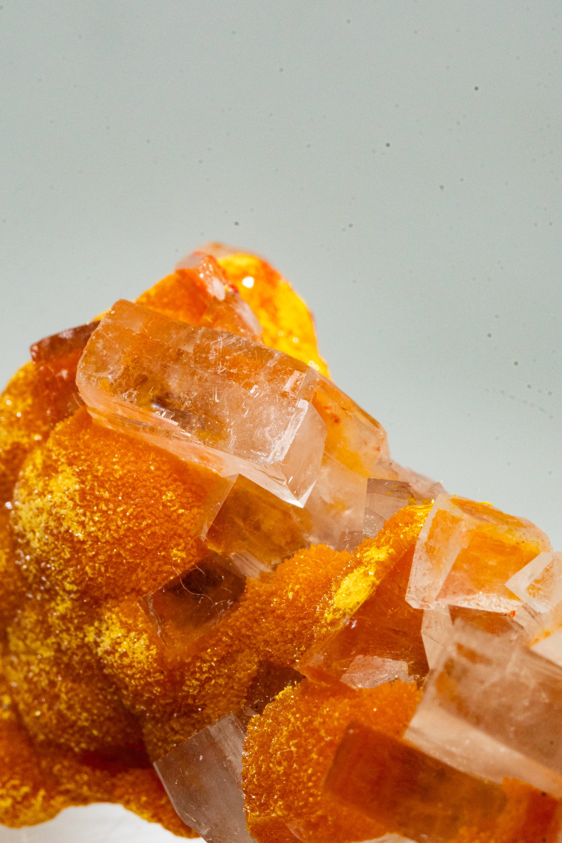Orpiment, Realgar, Barite, - Quiruvilca Mine, Peru