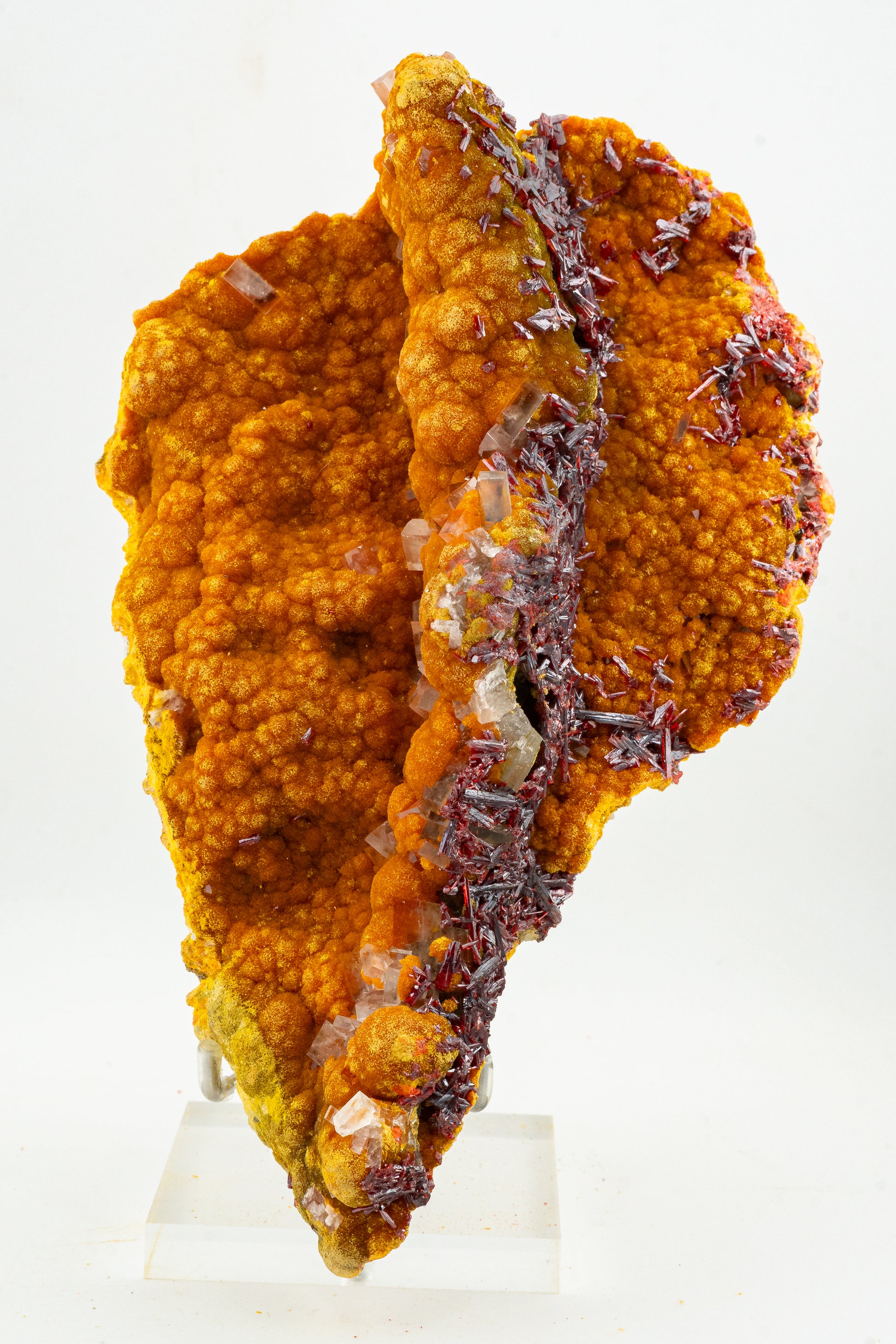 Orpiment, Realgar, Barite, - Quiruvilca Mine, Peru
