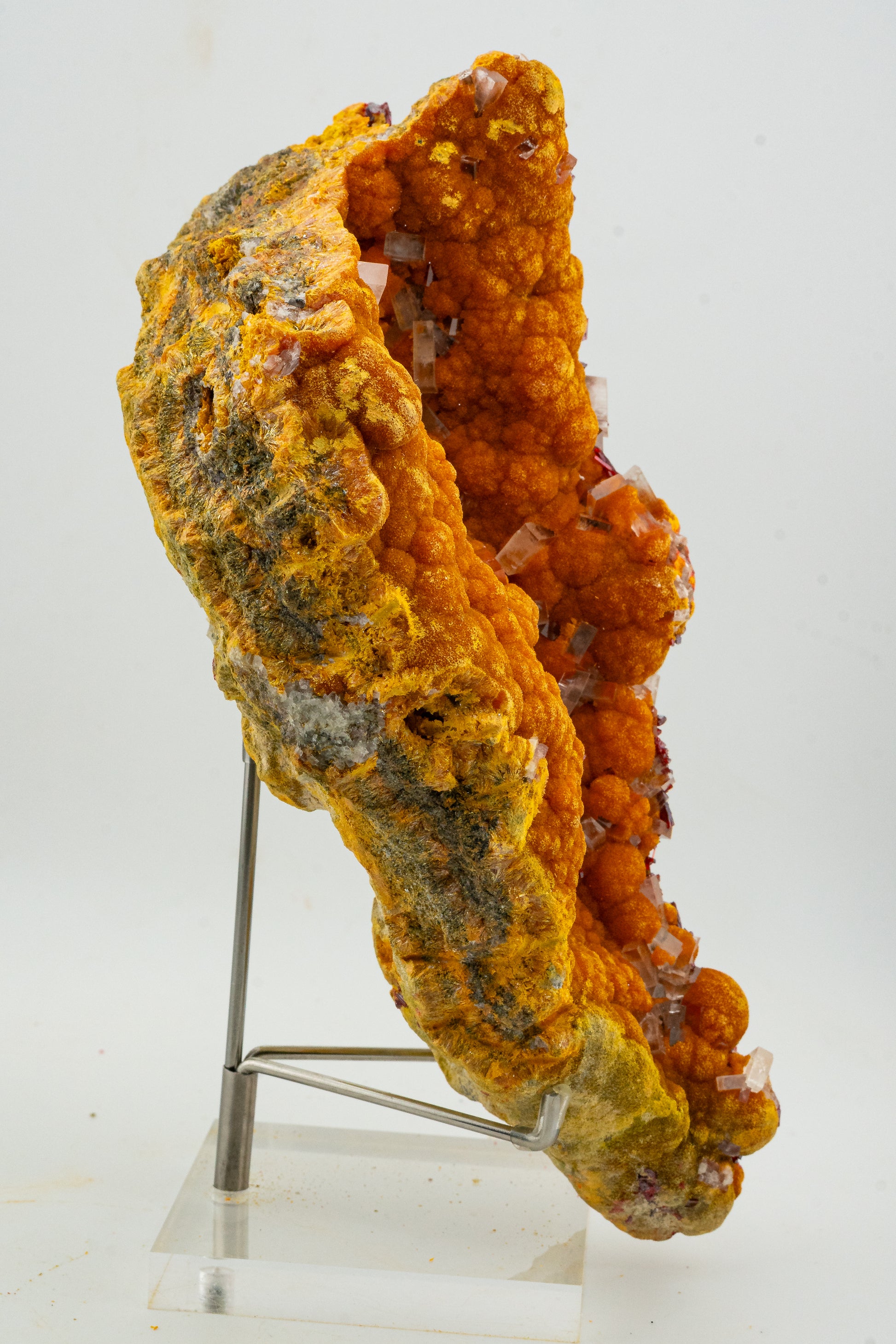 Orpiment, Realgar, Barite, - Quiruvilca Mine, Peru