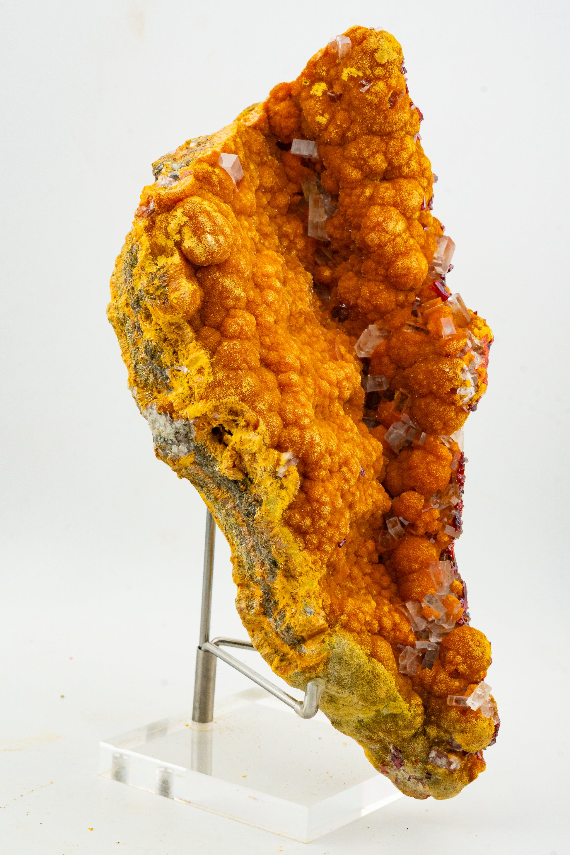 Orpiment, Realgar, Barite, - Quiruvilca Mine, Peru